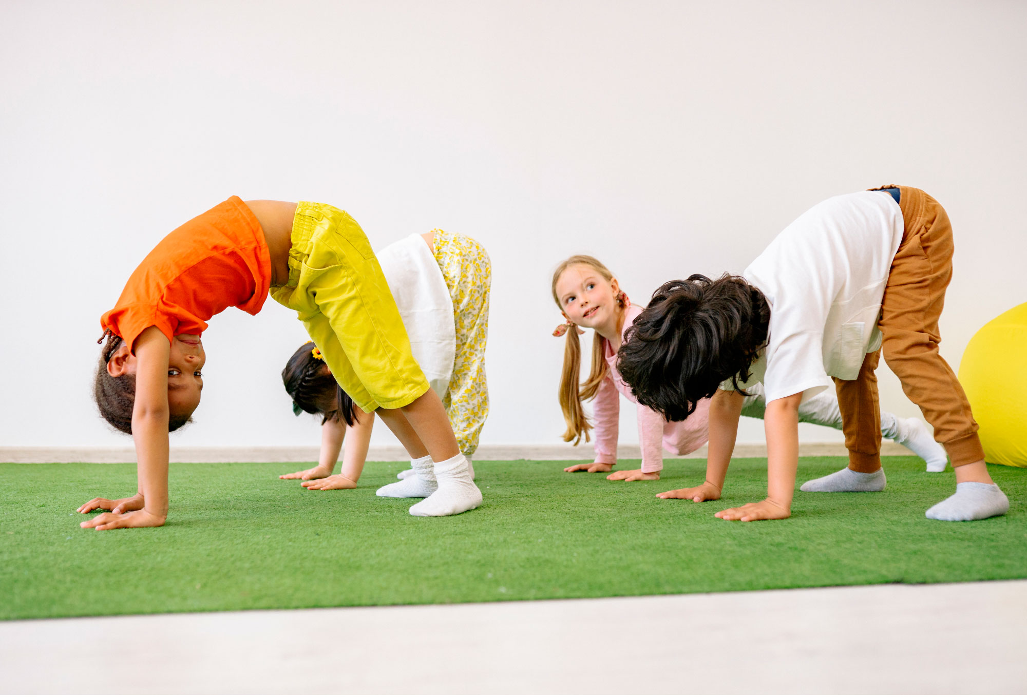 Estudiantes en equipo desarrollando sus habilidades